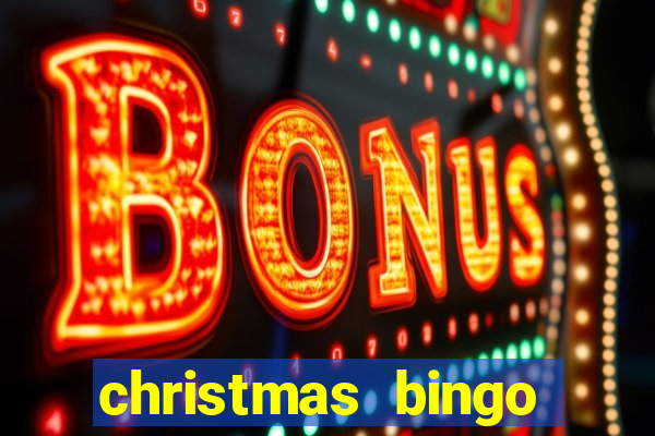 christmas bingo card generator