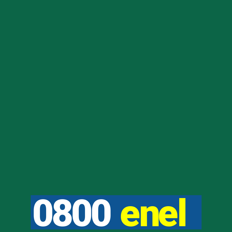 0800 enel