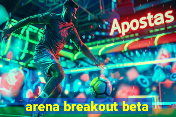 arena breakout beta