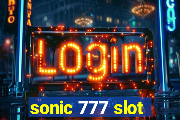 sonic 777 slot