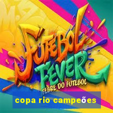 copa rio campeões