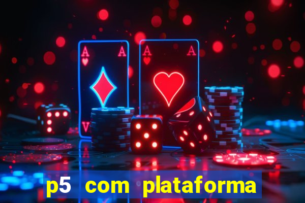 p5 com plataforma de jogos