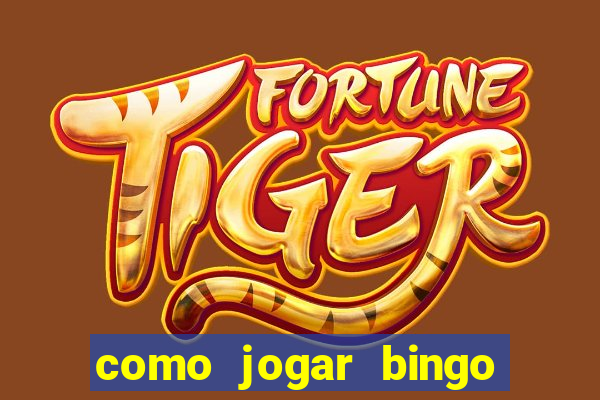 como jogar bingo de cartela