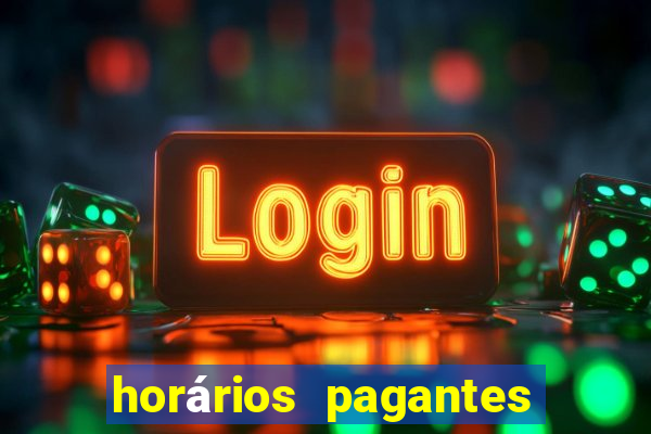 horários pagantes slots pg