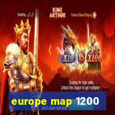 europe map 1200