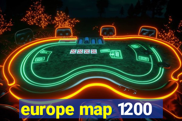 europe map 1200