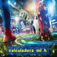 calculadora ml h para mcg kg min