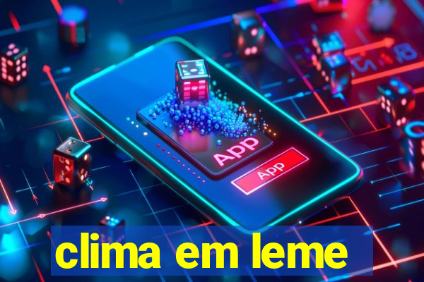 clima em leme