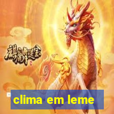 clima em leme