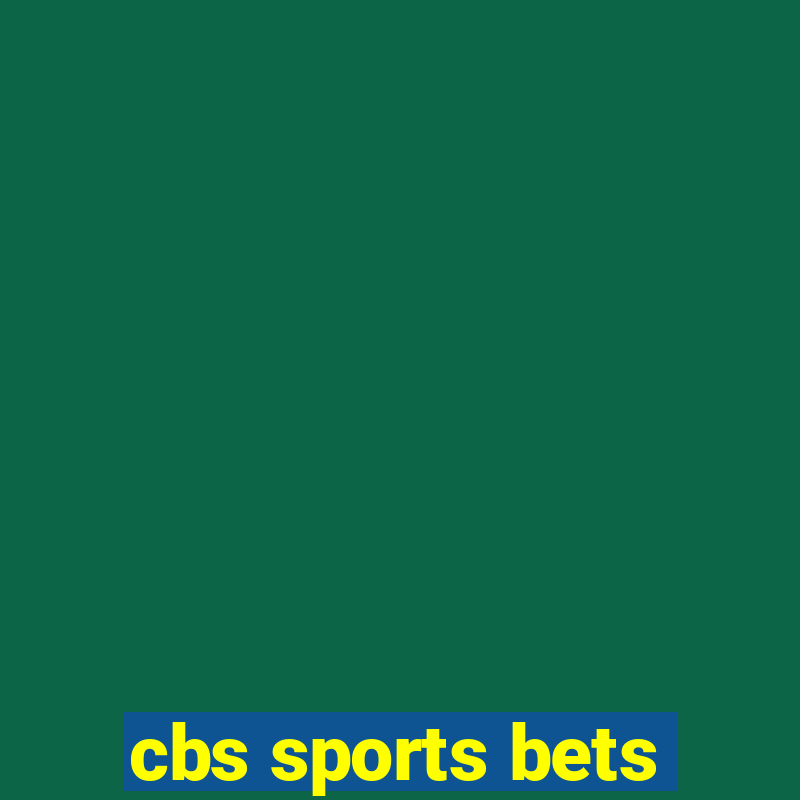 cbs sports bets