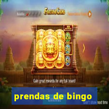 prendas de bingo