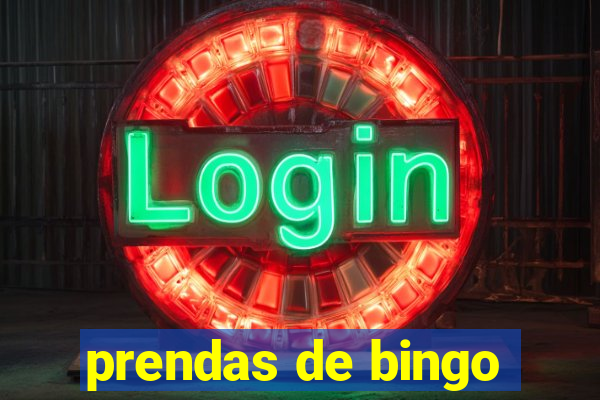 prendas de bingo