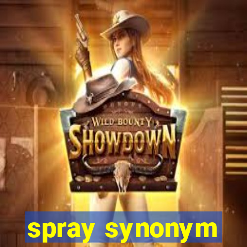 spray synonym