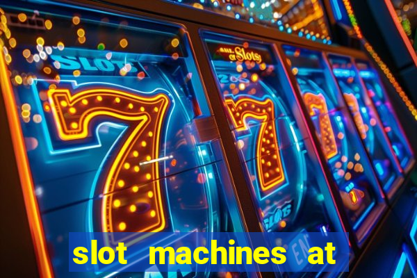 slot machines at mgm springfield