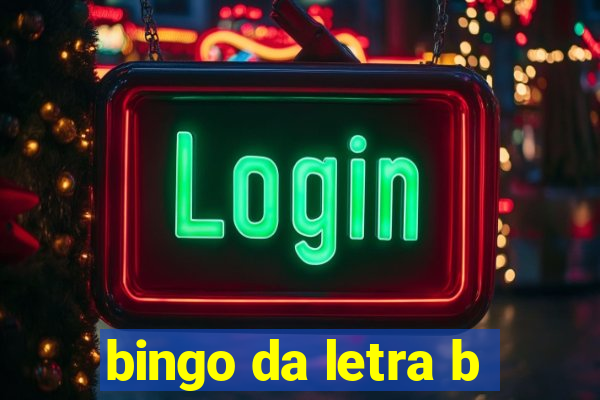 bingo da letra b