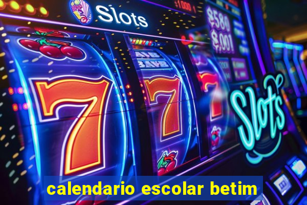 calendario escolar betim