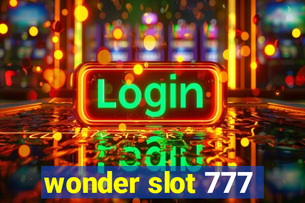 wonder slot 777