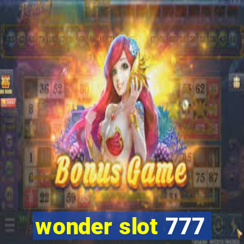 wonder slot 777