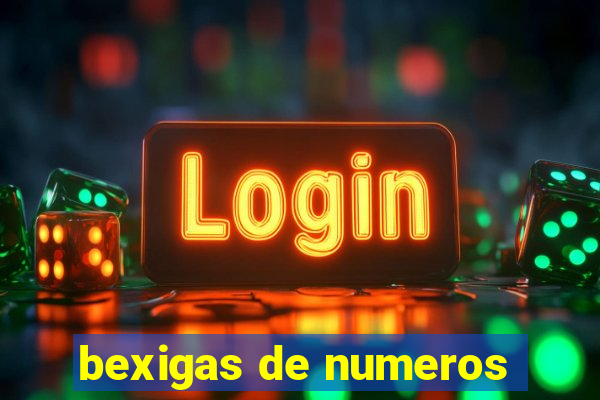 bexigas de numeros