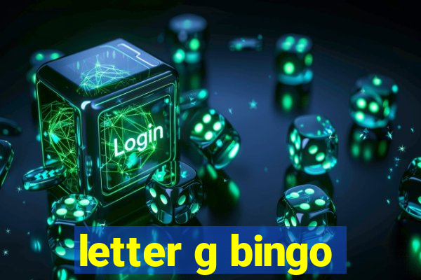 letter g bingo