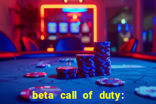 beta call of duty: black ops 6 data