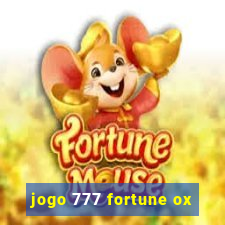 jogo 777 fortune ox