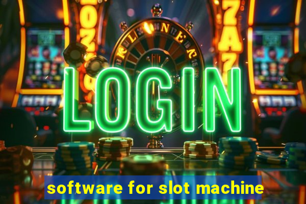 software for slot machine