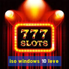 iso windows 10 leve