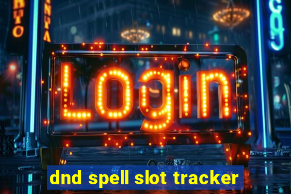 dnd spell slot tracker