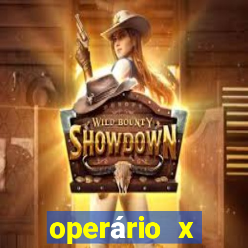 operário x novorizontino palpite