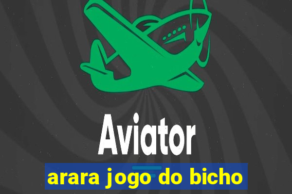 arara jogo do bicho