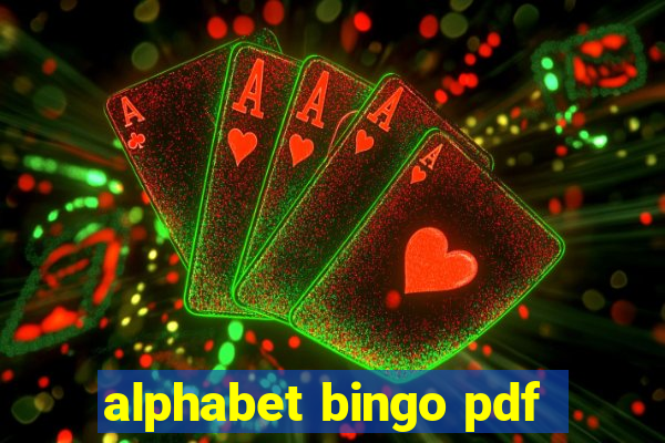 alphabet bingo pdf