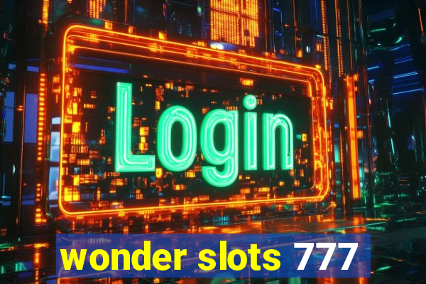 wonder slots 777