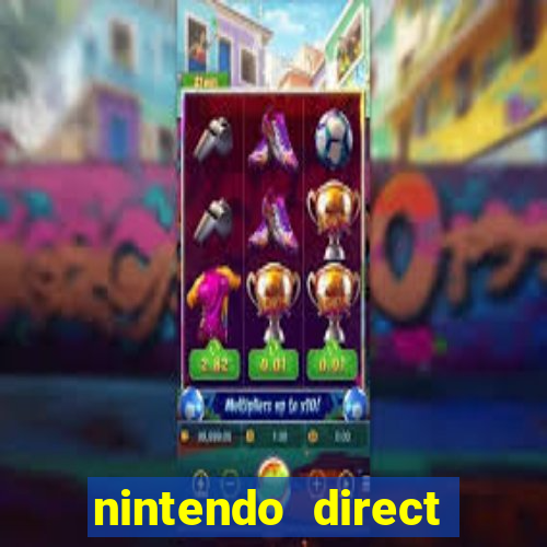 nintendo direct bingo template