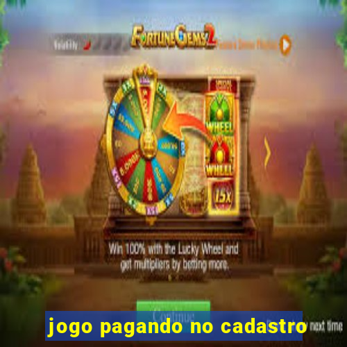 jogo pagando no cadastro